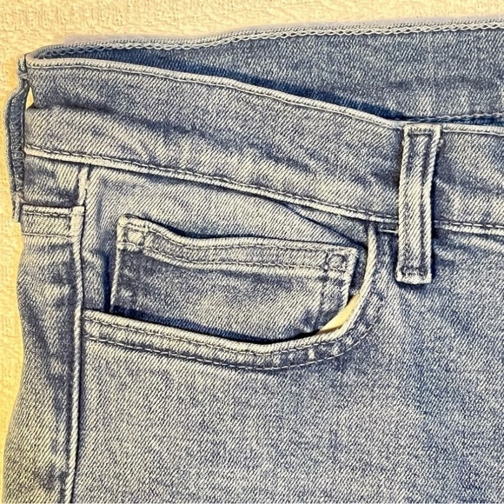 Triarchy V High‎ Rise Straight Leg Blue Jean Women 34x30.5" Zip 5 Pocket - Picture 7 of 16